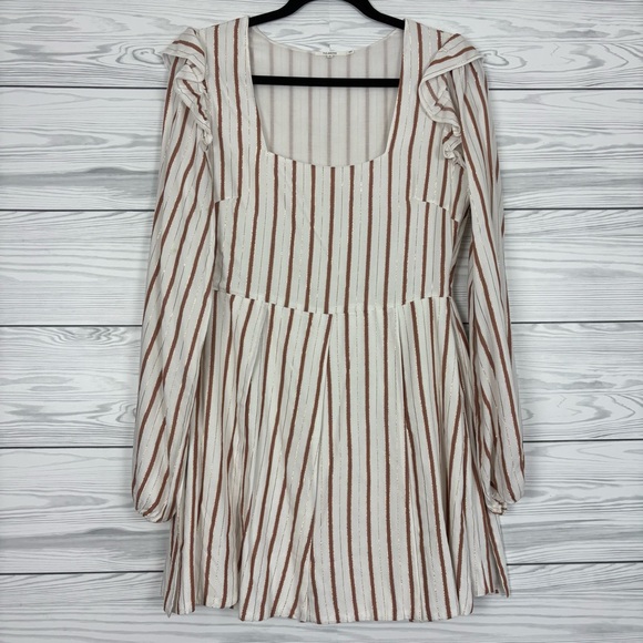 TULAROSA Revolve Blaine Stripe mini Dress size medium - Picture 2 of 8